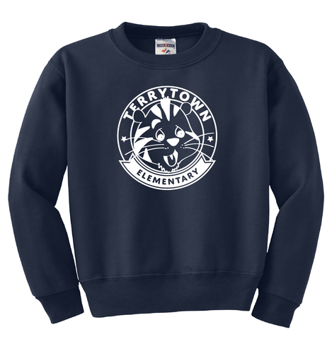 Terrytown Elementary Crewneck Sweatshirt - Navy - All Grades