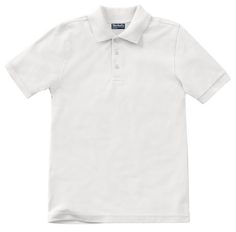 Salem Lutheran School Polo - White - Preorder