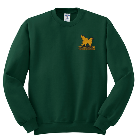 Emmett Gilbert Crew Sweatshirt - Dark Green - All Grades