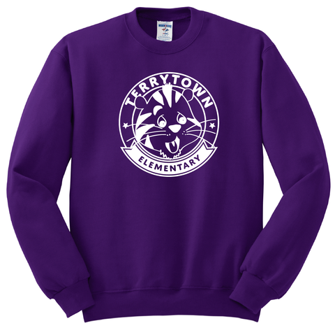 Terrytown Elementary Crewneck Sweatshirt - Purple - PreK-K