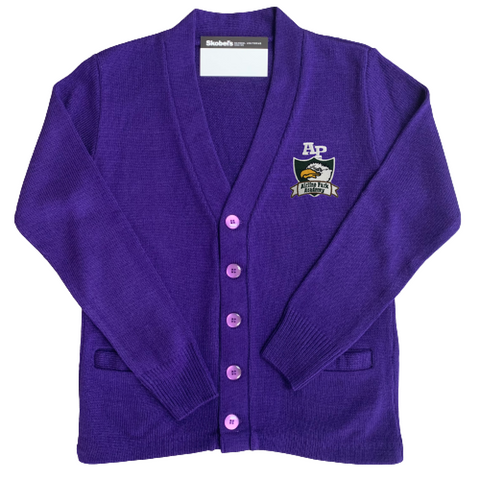 Airline Park Academy Cardigan - Purple - PreK-K