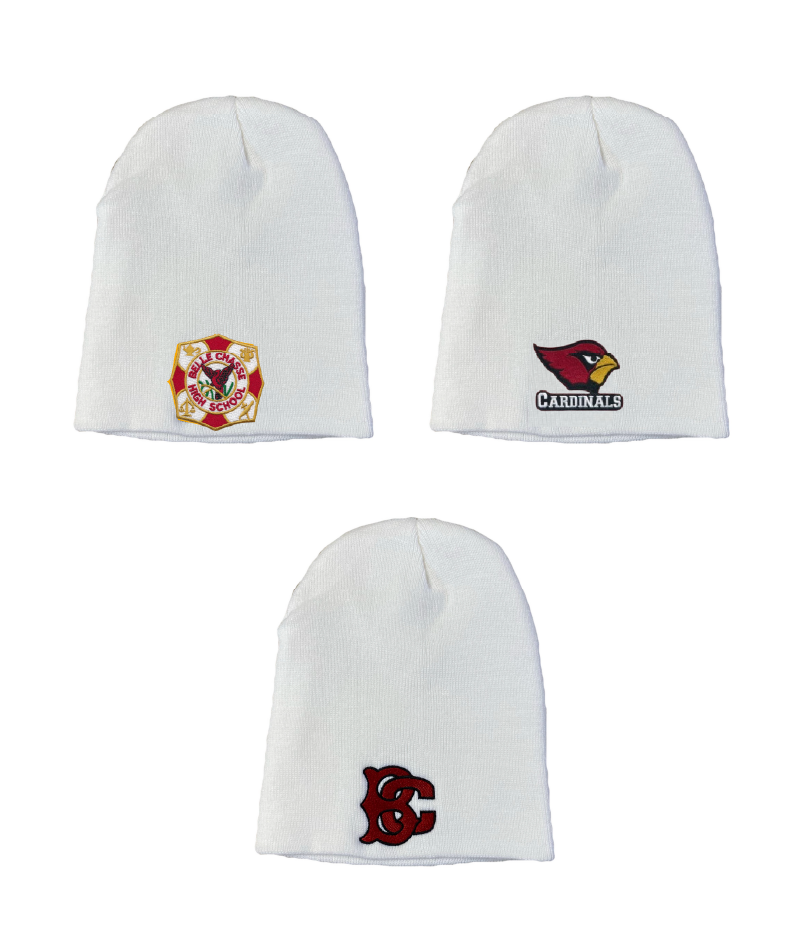 Belle Chasse High Spirit Beanie - White
