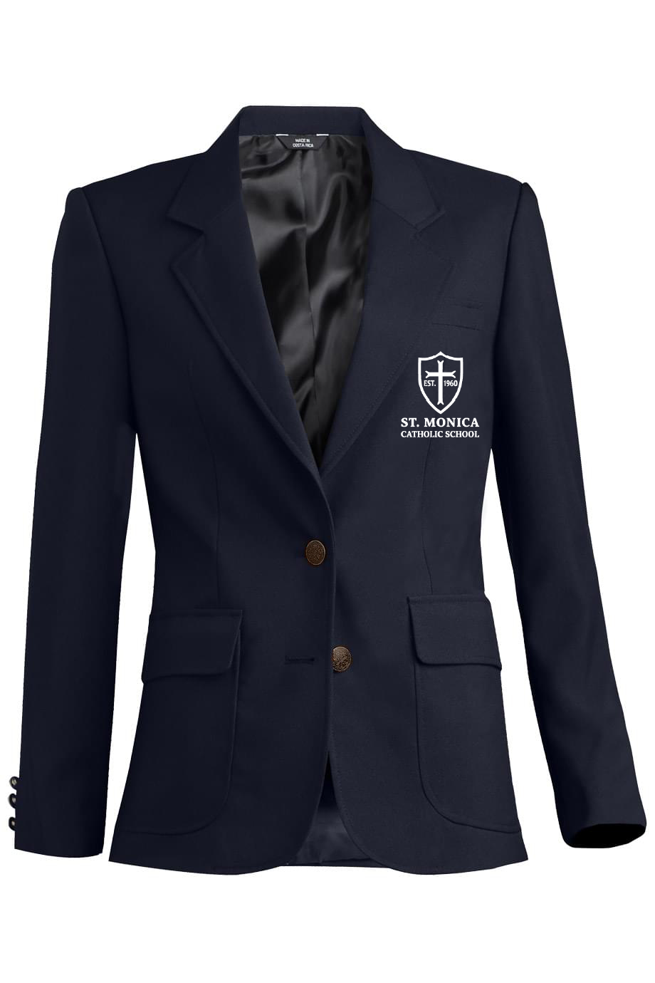 St. Monica Catholic School Girls Blazer - Navy
