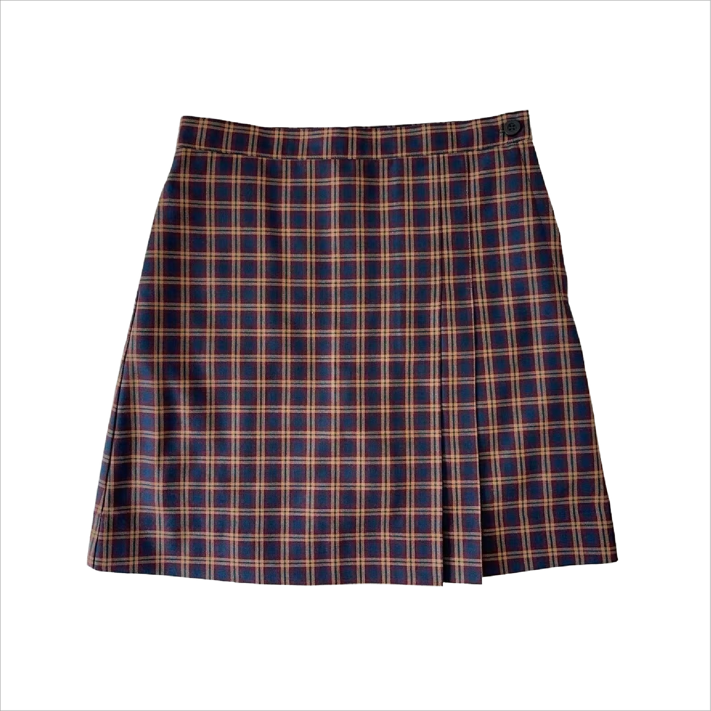 Xavier Plaid Front Pleat Skort