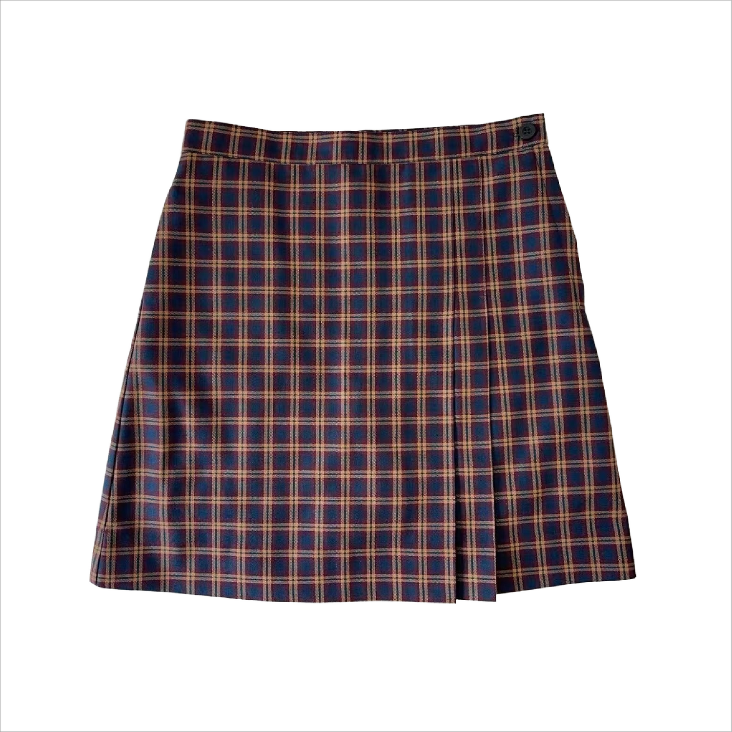 Xavier Plaid Front Pleat Skort