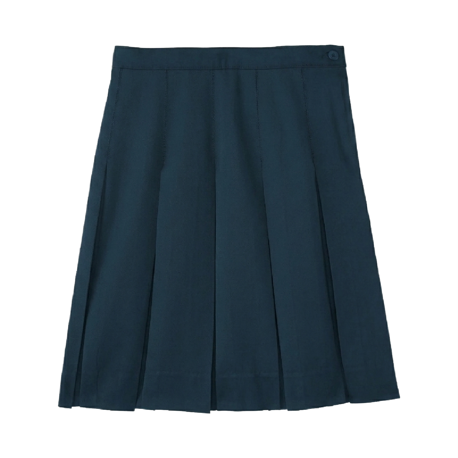 Box Pleat Skirt - Navy