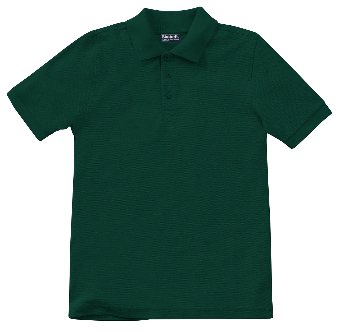 Glendale Adventist Academy Pique Polo - Dark Green (With Logo)