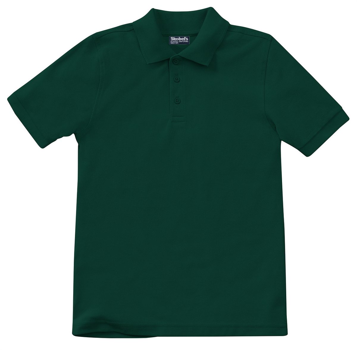 Glendale Adventist Academy Pique Polo - Dark Green (With Logo)