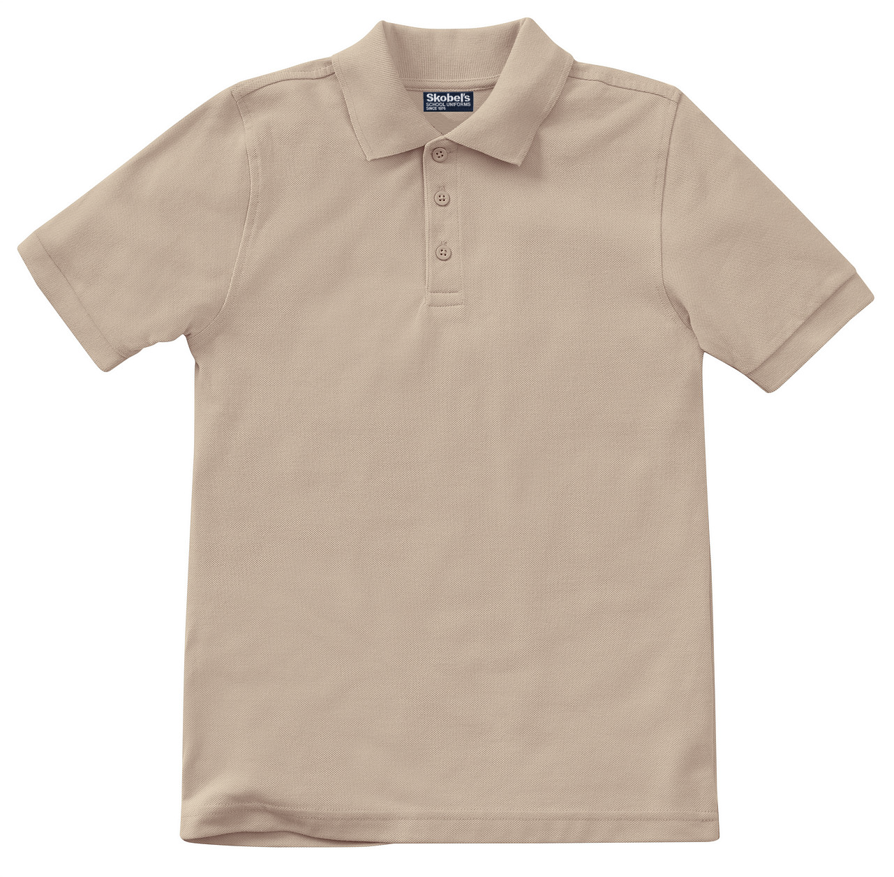 Glendale Adventist Academy Pique Polo - Khaki (With Logo)
