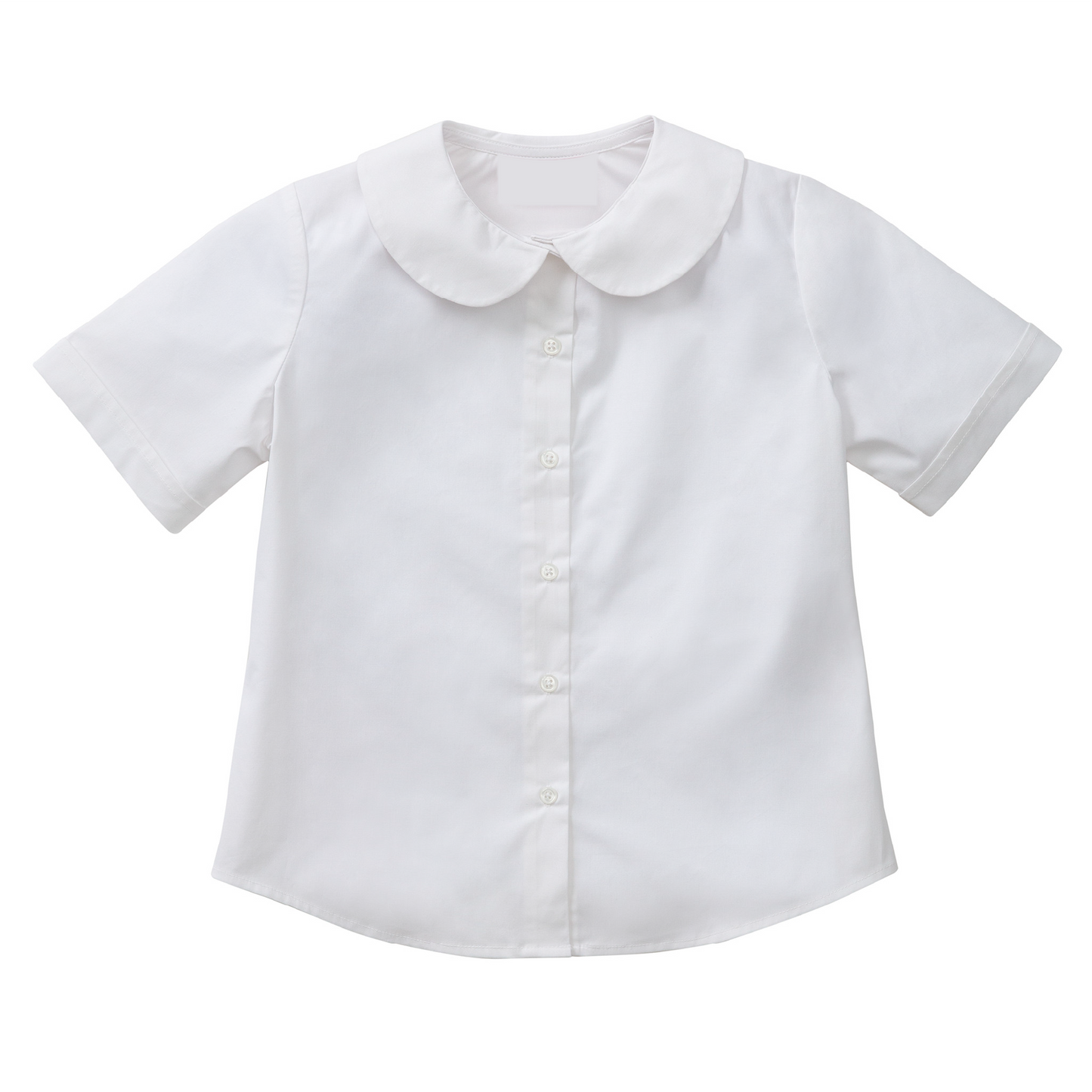 Glendale Adventist Academy Round Collar Blouse - White (With Logo)
