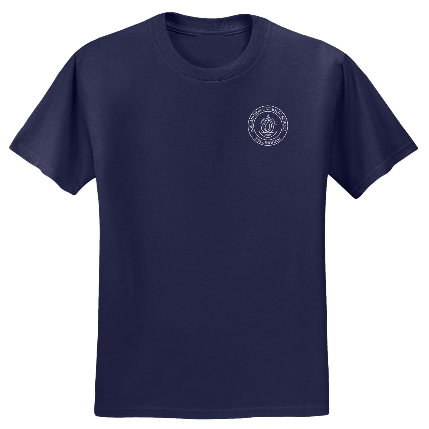 Assumption Catholic School Tee Shirt - Navy