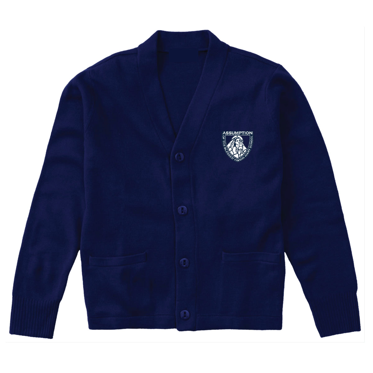 Assumption Of The Blessed Virgin Mary Cardigan - Navy – Skobel display picture 1