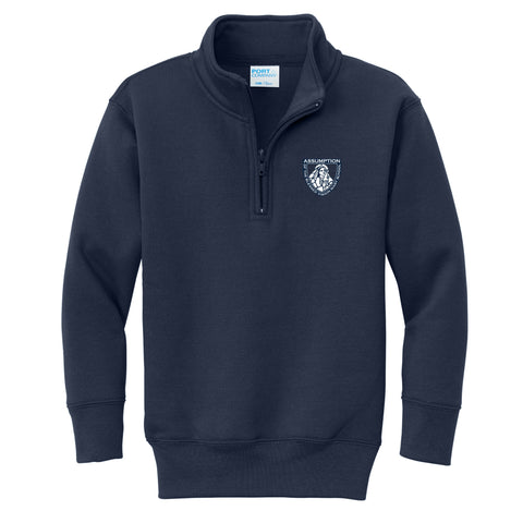 Assumption Of The Blessed Virgin Mary 1/4 Zip Sweatshirt - Navy