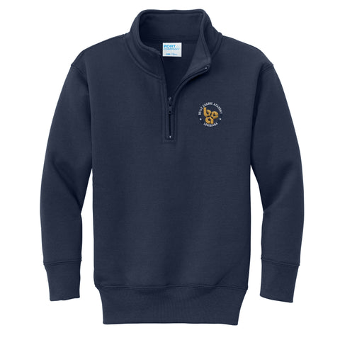 BC Academy 1/4 Zip Sweatshirt - Navy - All Grades