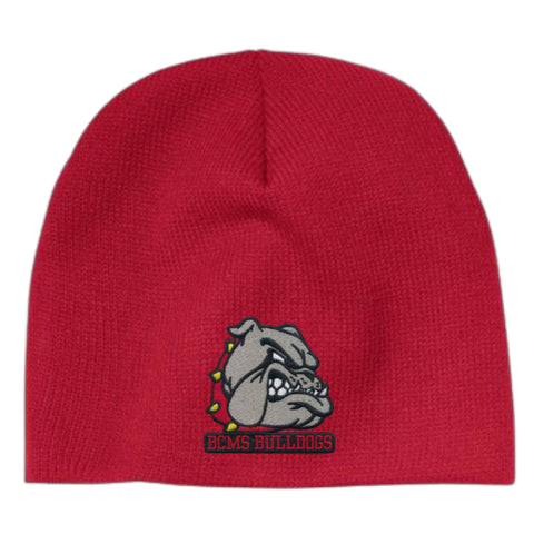 BC Middle Big Bulldog Spirit Beanie - Red