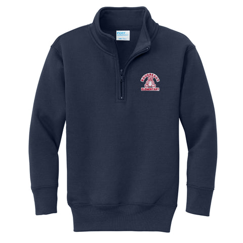 Boudreaux 1/4 Zip Sweatshirt - Navy - All Grades