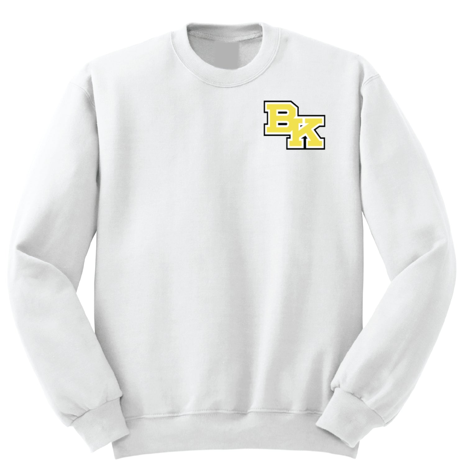 Bishop Kelly High School Crew Sweatshirt - White