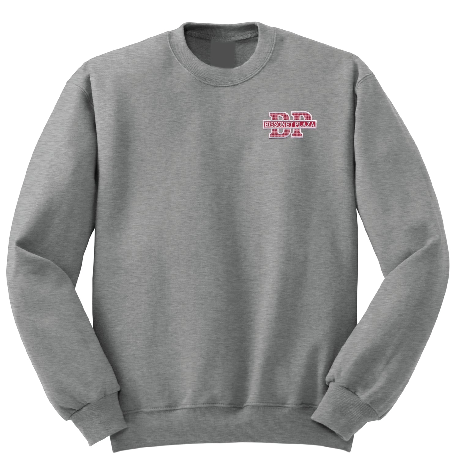 Bissonet Plaza Elementary Crew Sweatshirt - Grey