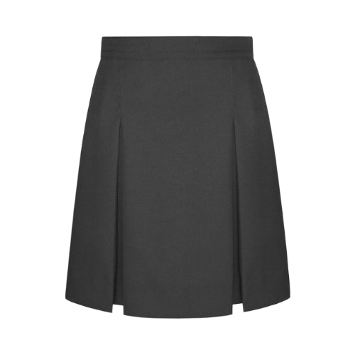 Kick Pleat Skirt - Grey