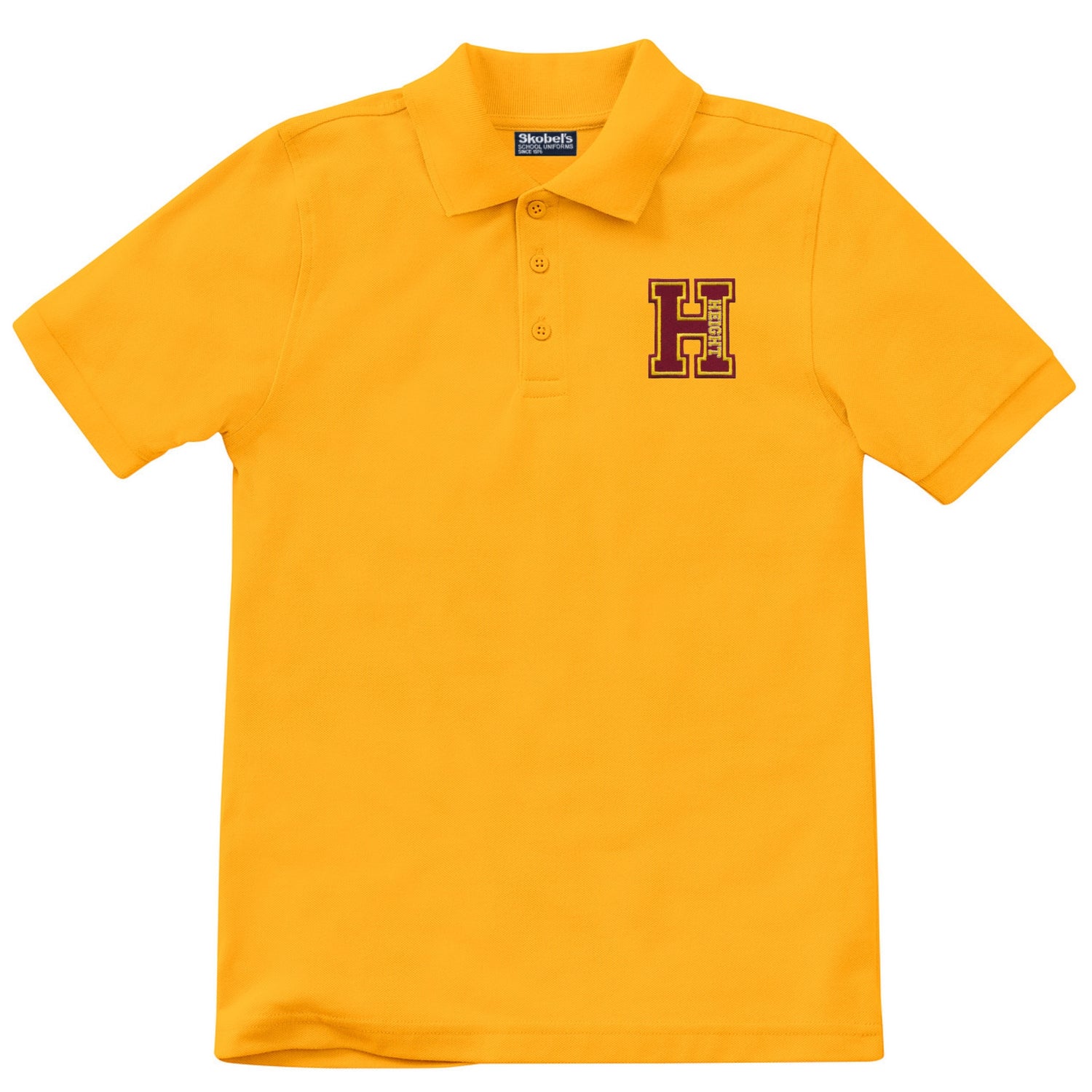 Dorothy Height Charter School Polo - Gold