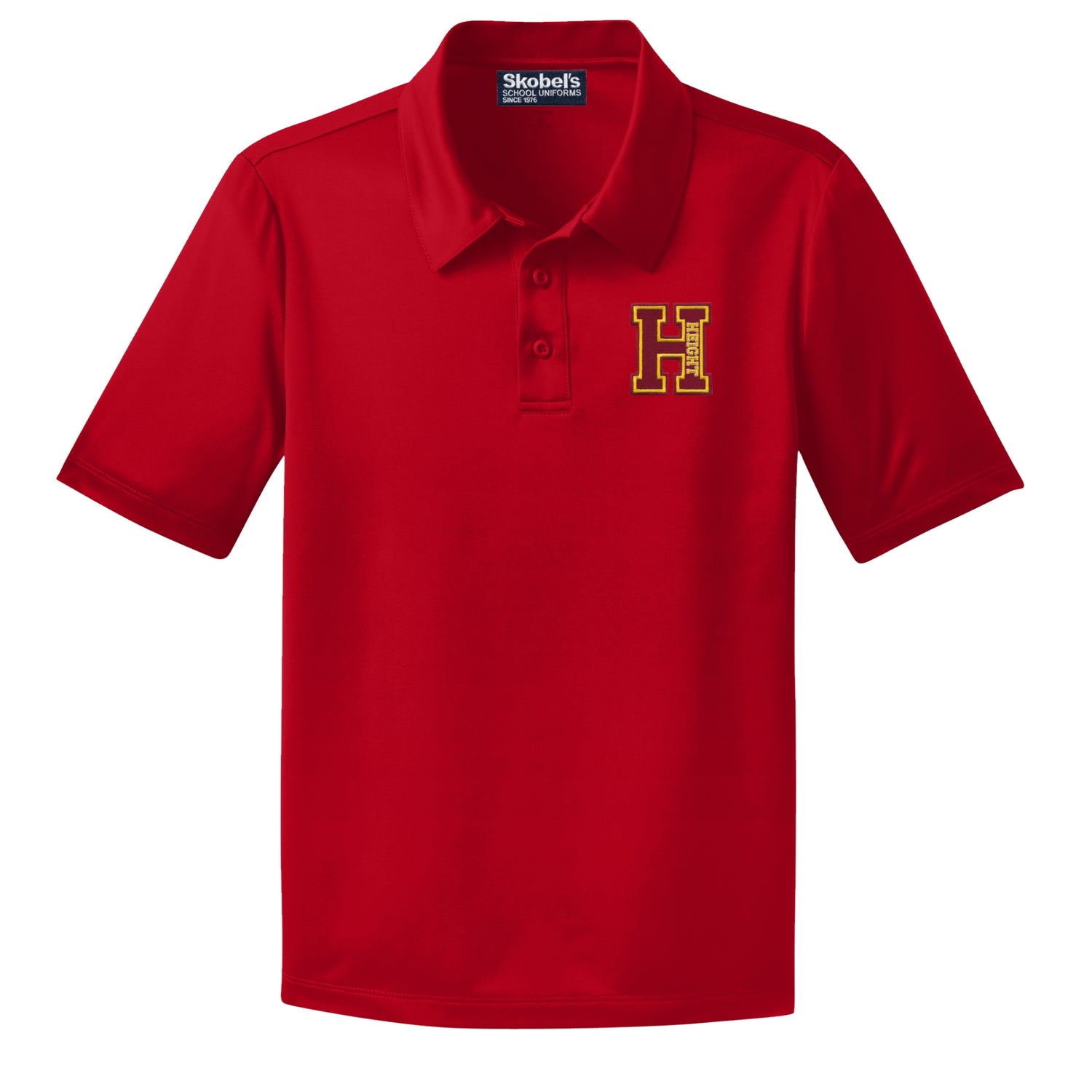 Dorothy Height Charter School  Dryfit Polo - Red