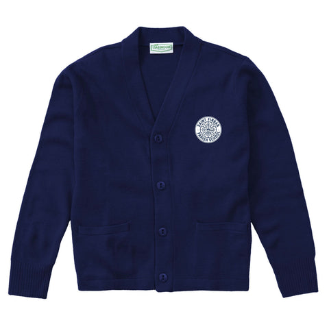 St. Finbar School Cardigan - Navy