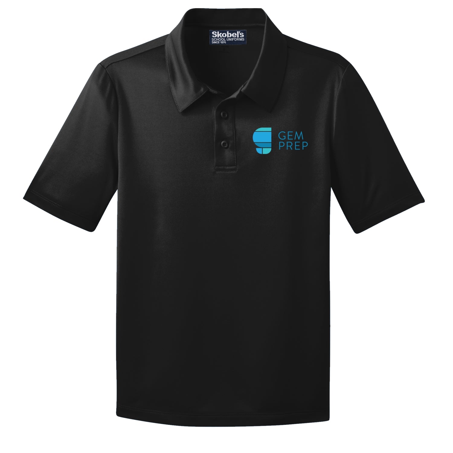 Gem Prep Dryfit Polo - Black