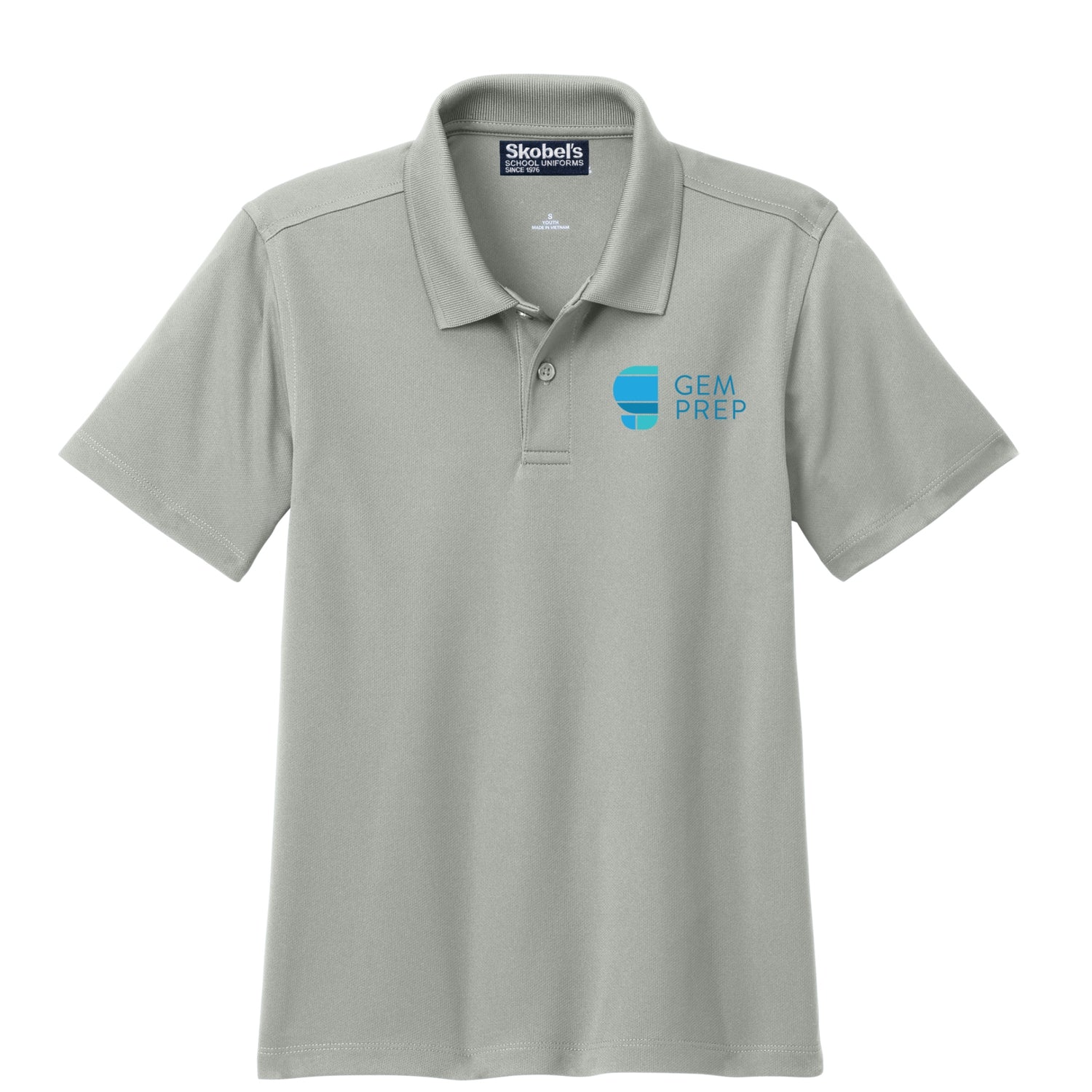 Gem Prep Dryfit Polo - Grey
