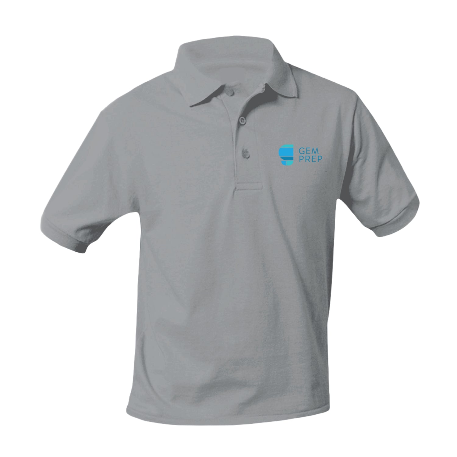 Gem Prep Jersey Polo - Grey