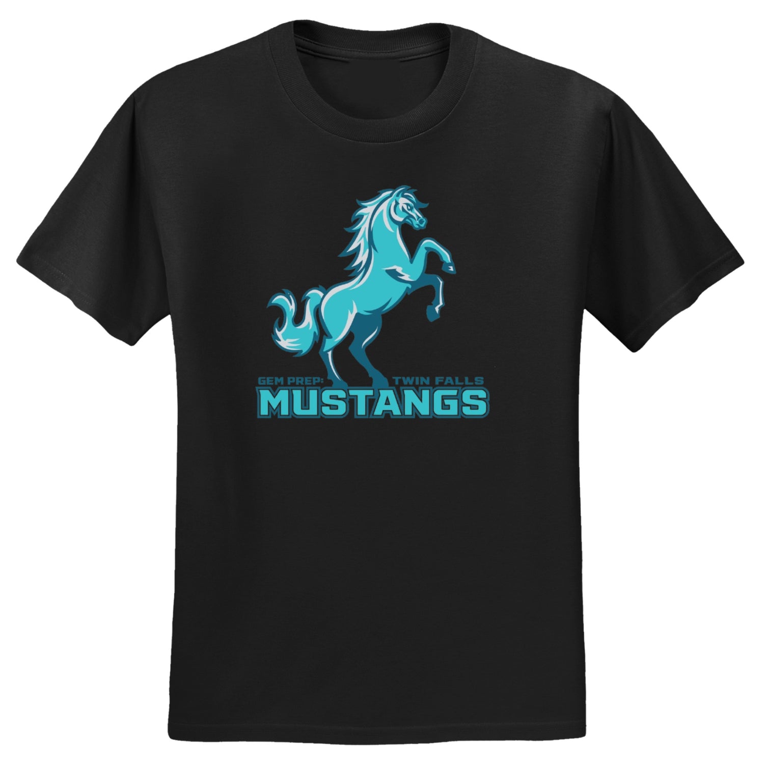 Gem Prep Dryfit Tee with Mustangs Logo