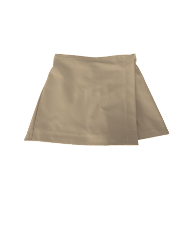 Girls Wrap Skort - Khaki