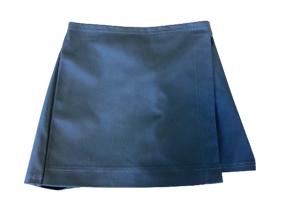 Girls Wrap Skort - Navy