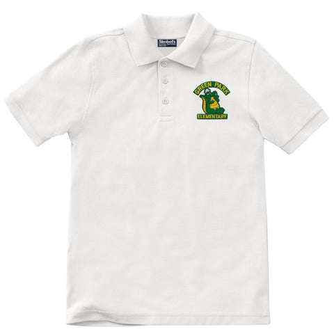 Green Park Elementary Polo - White - 1st-5th Grades