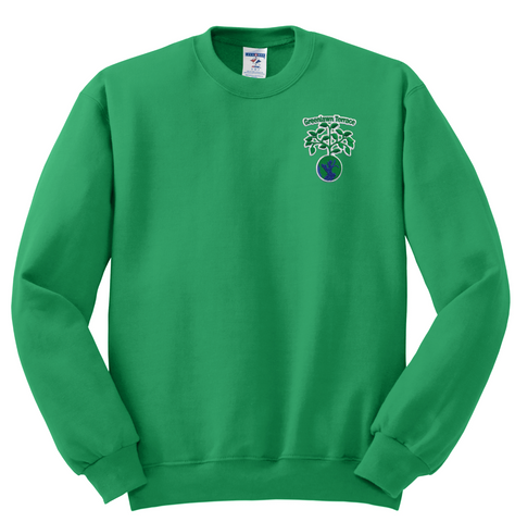 Greenlawn Terrace Crew Sweatshirt Kelly Green All Grades