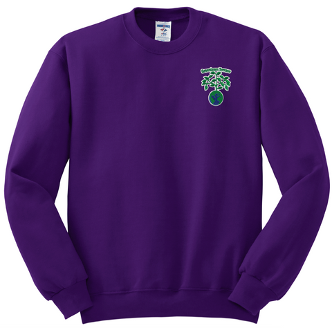 Greenlawn Terrace Crew Sweatshirt - Purple - Pre-K-K