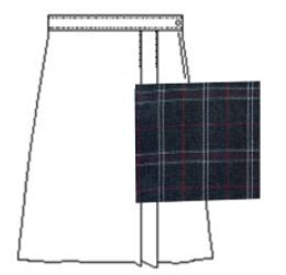 Alana Plaid Skort