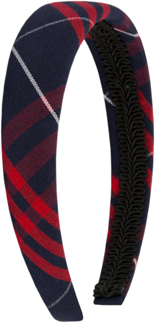 Hamilton Plaid Padded Headband