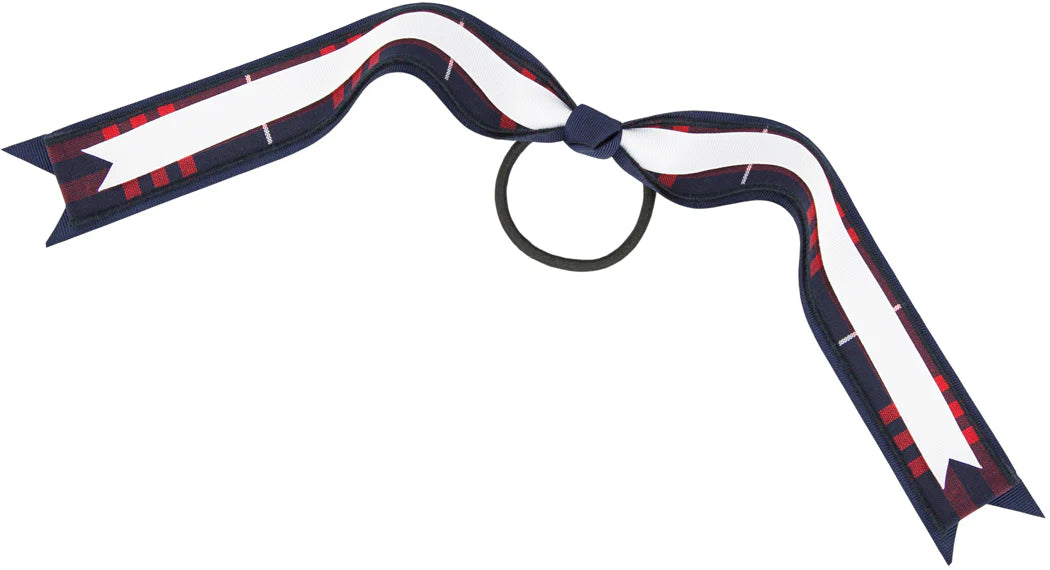 Hamilton Plaid & Ribbon Bow 12 Inch