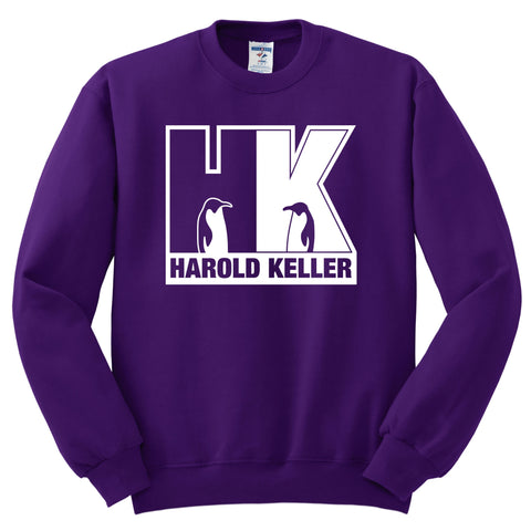 Harold Keller Elementary Crew Sweatshirt - Purple - Pre-K-K