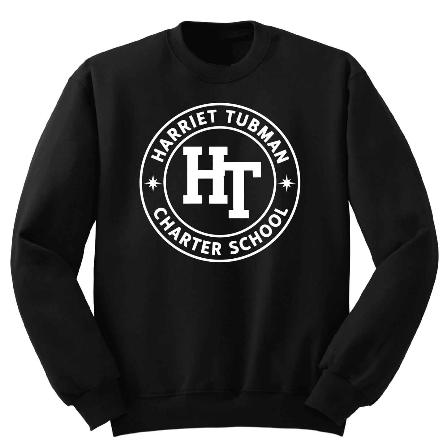 Harriet Tubman Charter School Crew Sweatshirt - Black