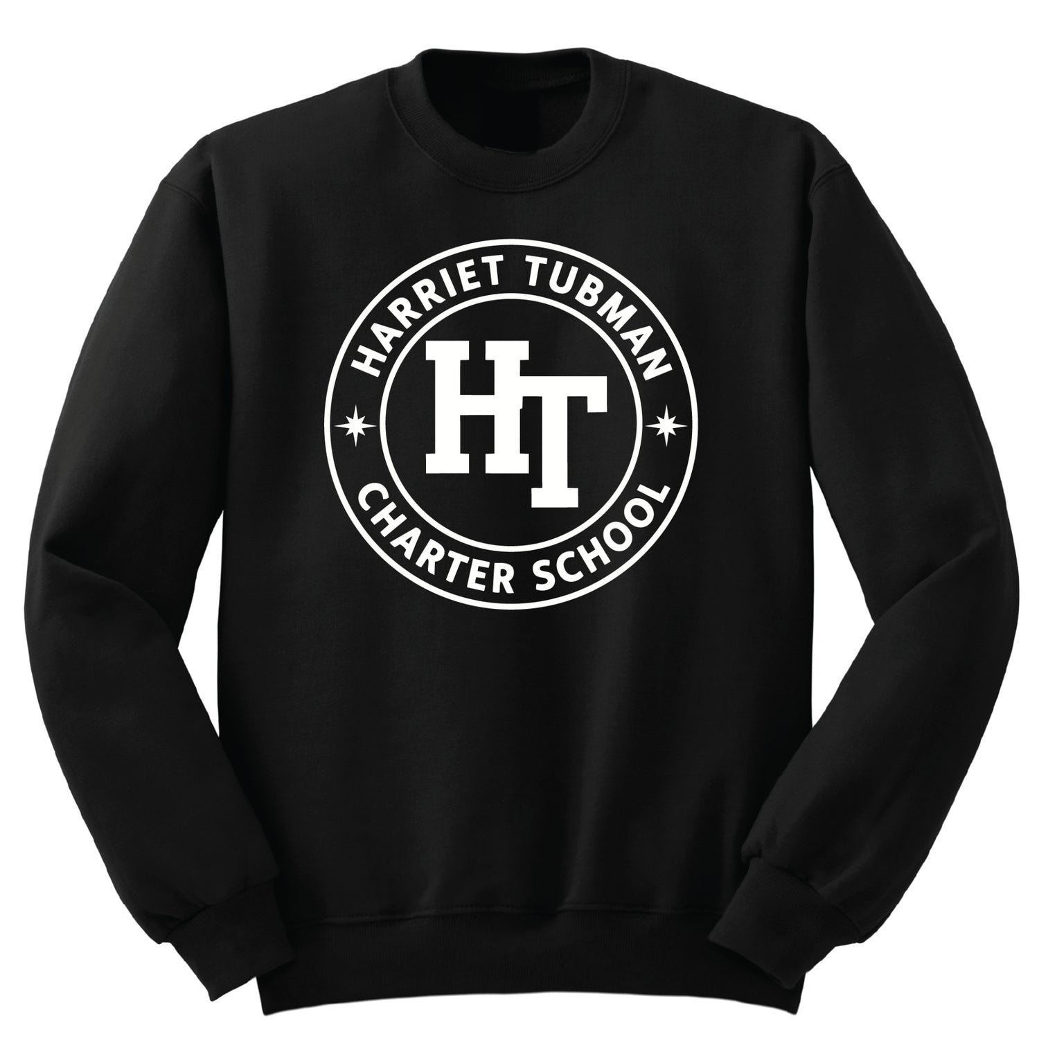 Harriet Tubman Charter School Crew Sweatshirt - Black