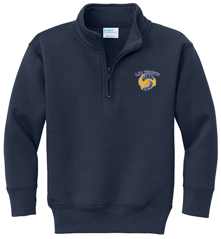L.W. Higgins 1/4 Zip Sweatshirt - Navy - All Grades
