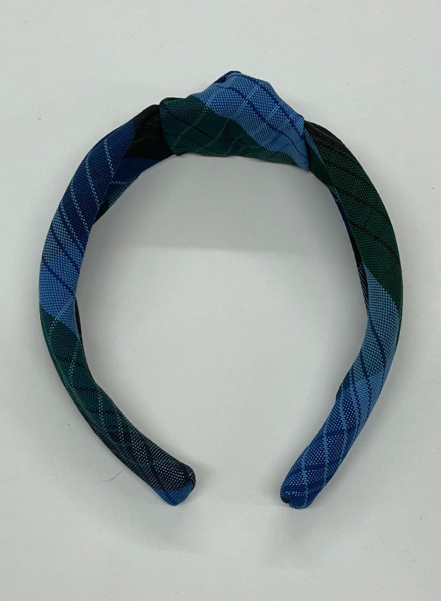 Knotted Plaid Headband