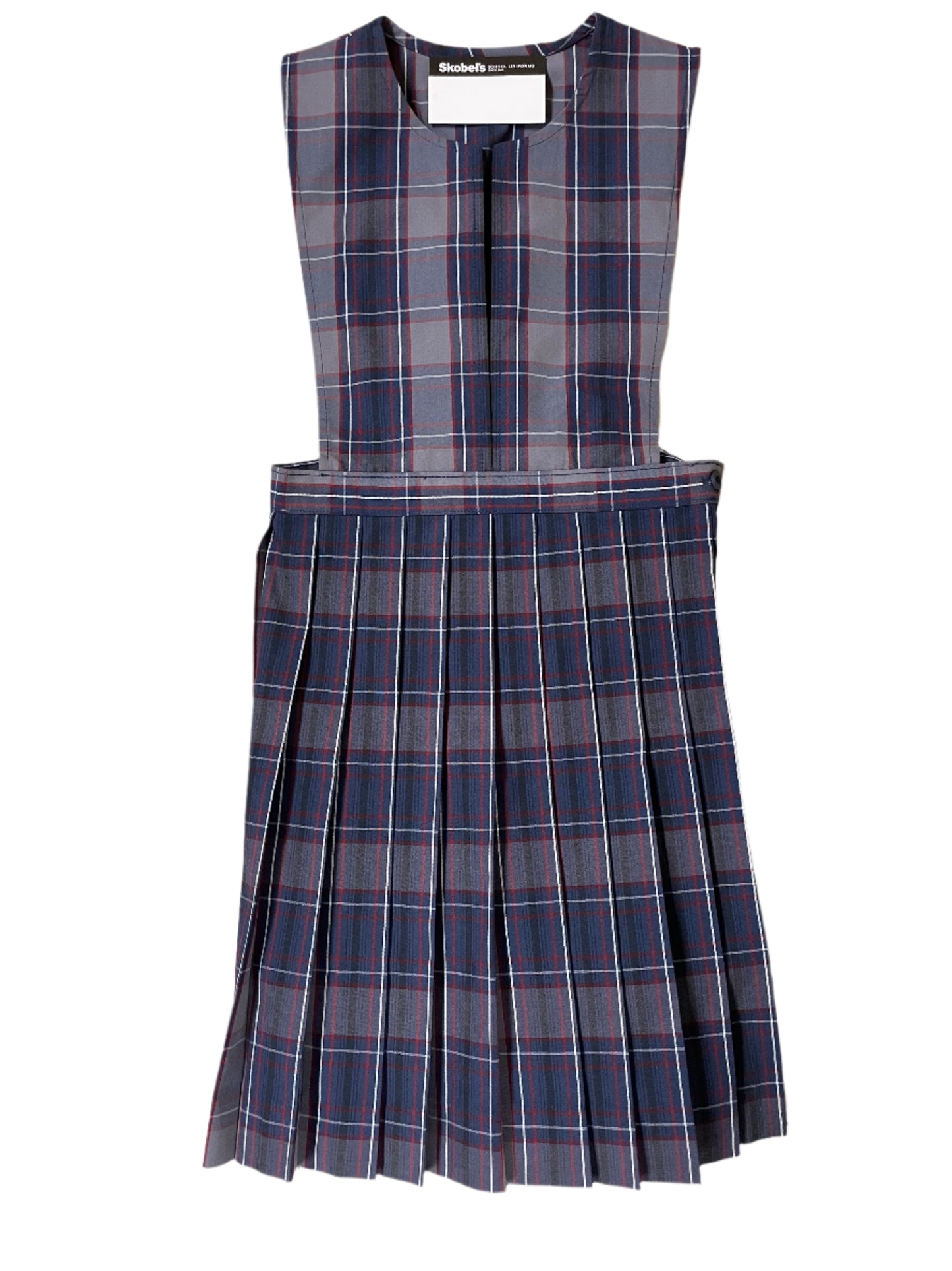 Dunbar Plaid Split Front Jumper