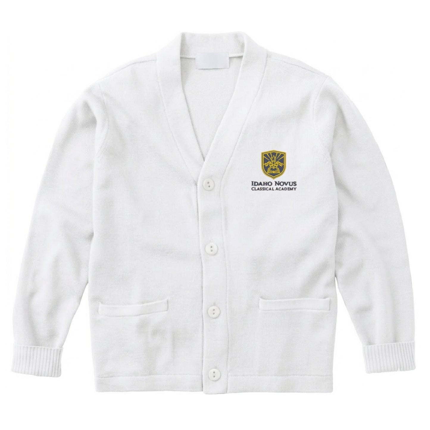 Idaho Novus Classical Academy Cardigan - White