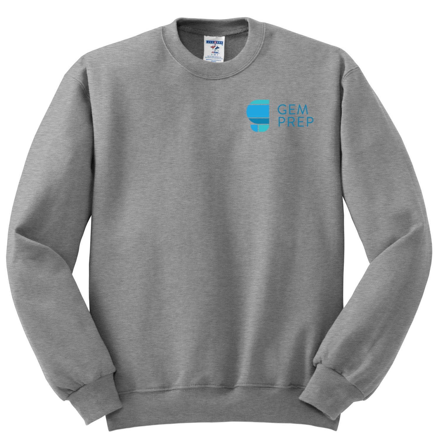 Gem Prep Crew Sweatshirt - Grey