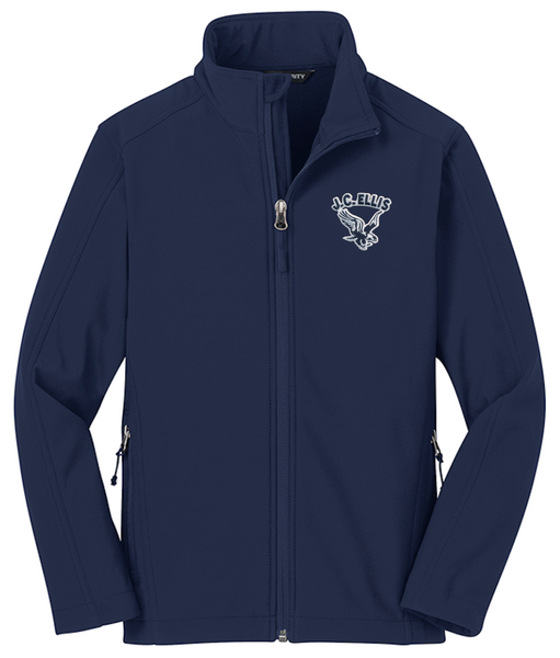 JC Ellis Elementary Softshell Jacket - Navy – Skobel's School Uniforms