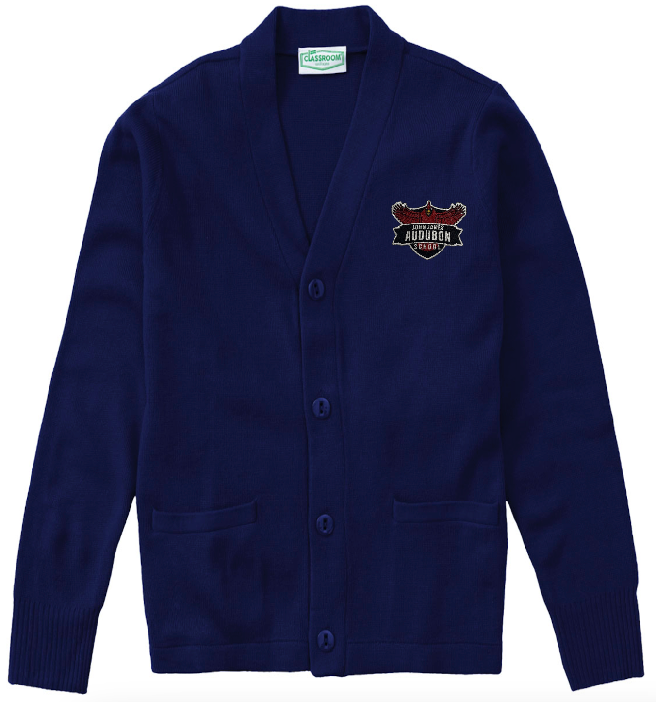 JJ Audubon Cardigan - Navy – Skobel's School Uniforms