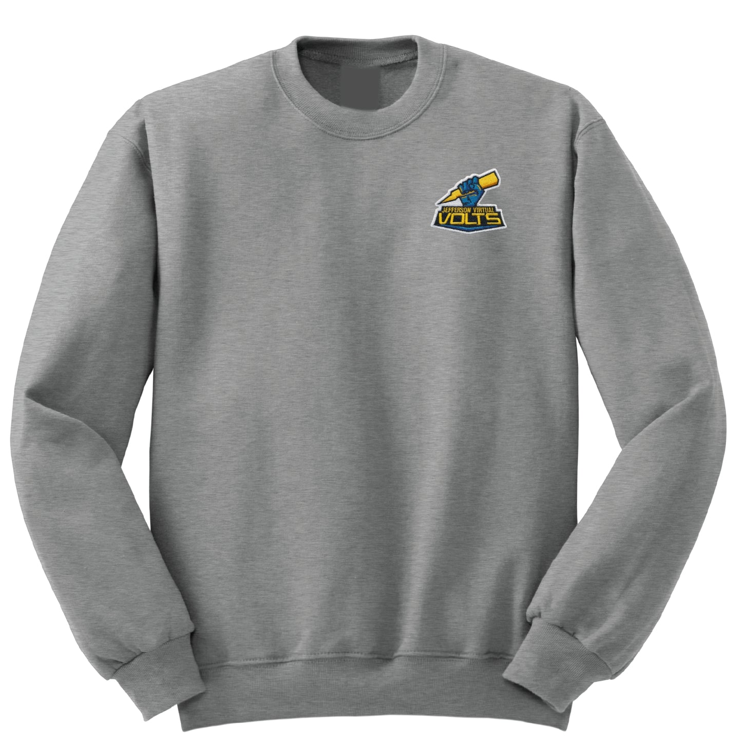 Jefferson Virtual Crew Sweatshirt - Grey