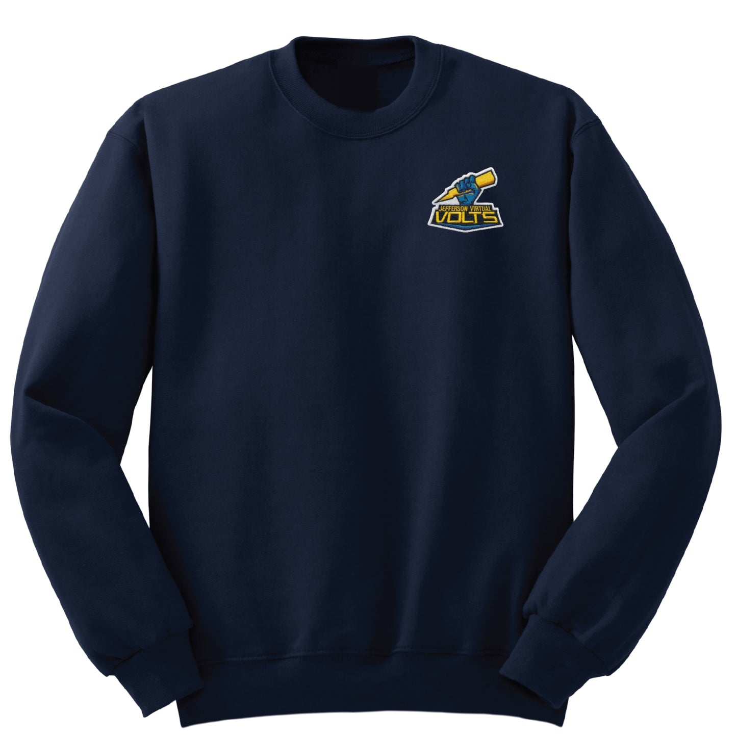 Jefferson Virtual Crew Sweatshirt - Navy